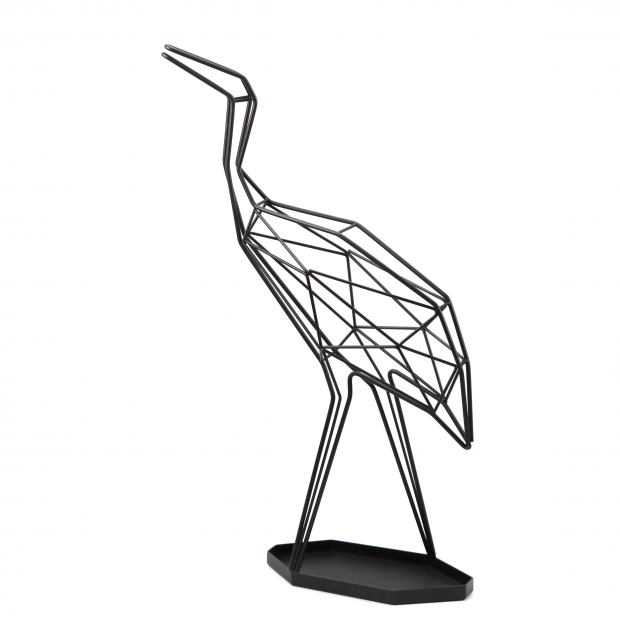 仰頭丹頂鶴傘架