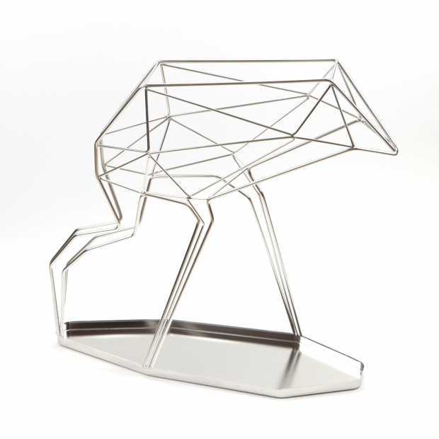 喝水丹頂鶴傘架